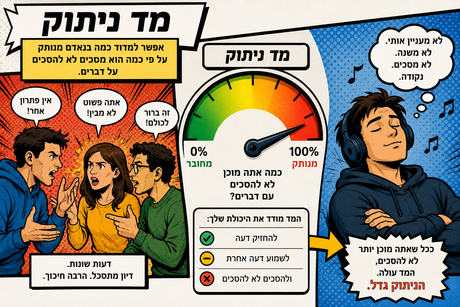 הדרך למדוד כמה חיבור אפשר לחוות עם בנאדם